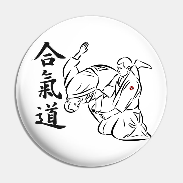 Aikido Nage - Shihonage Pin by BaliBudo