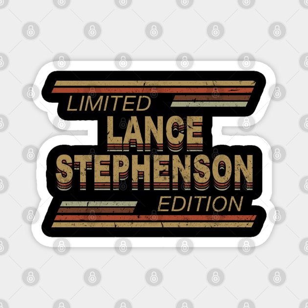 Limited Edition Lance Name Sports Birthday Gifts Magnet by Cierra Bauch