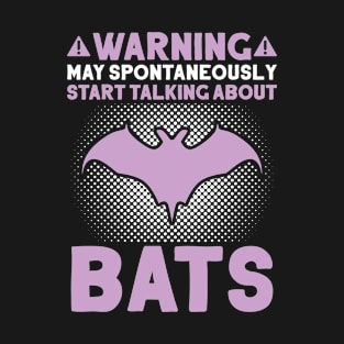Bat Bats Bat Lover Chiroptera Halloween Vampire T-Shirt