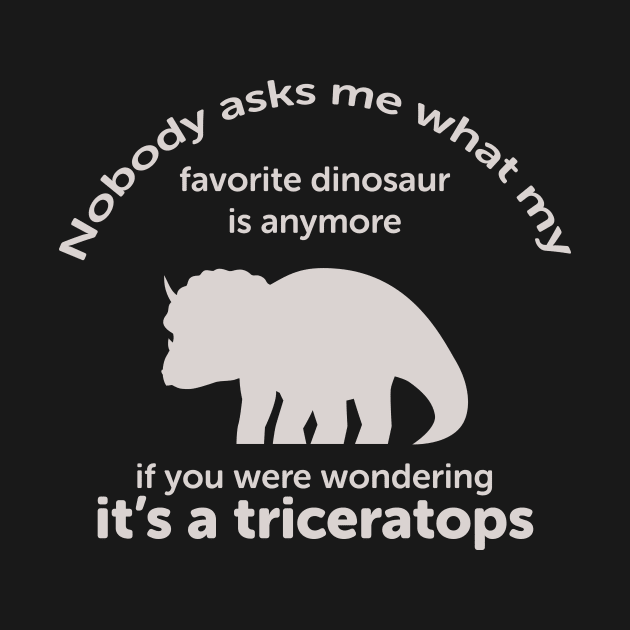 Triceratops grown up favorite dinosaur by LovableDuck