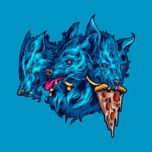 Cerberus Good Boy Pizza Doggo T-Shirt