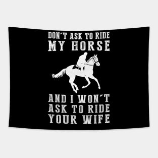 Equestrian Code T-Shirt Tapestry