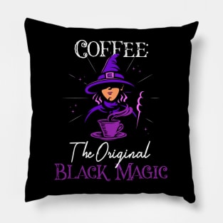 Original Black Magic Coffee TShirt - Witch Shirt Pillow