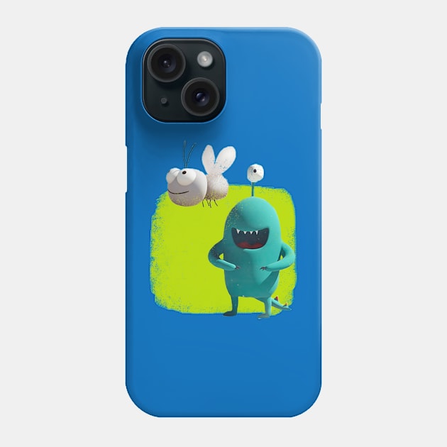 Cartoon monster Phone Case by ARTEMIDA