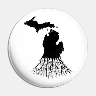 Michigan Roots Pin