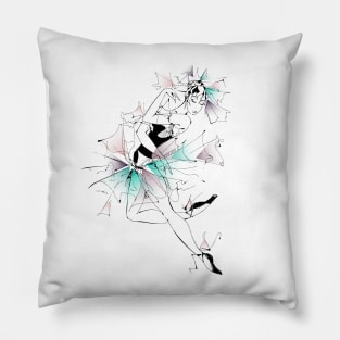 beautiful and uniqe ballet dancer design Pillow