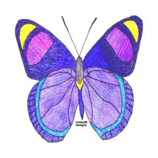 Purple Butterfly T-Shirt