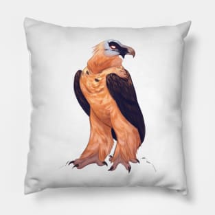 Bearded vulture Pillow