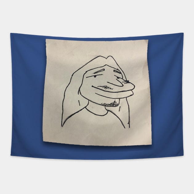 Sticky Note Brock Tapestry by BrockBrand