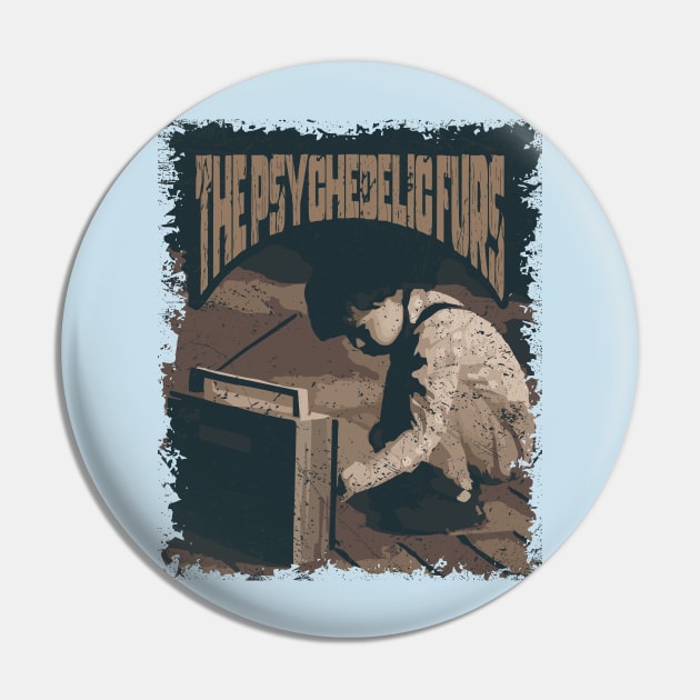 The Psychedelic Furs Vintage Radio Pin by K.P.L.D.S.G.N