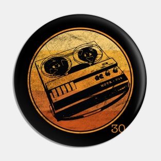 Vintage Reel to Reel Tape Recorder Pin