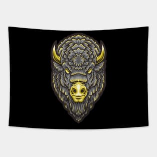 BISON HEAD Tapestry