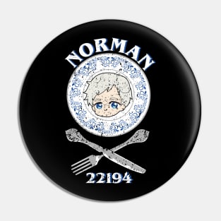 THE PROMISED NEVERLAND: NORMAN CHIBI (GRUNGE STYLE) Pin