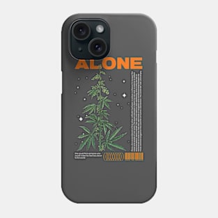 Alone Lonely Loneliness Sad Sadness Emotions Feelings Floral Phone Case