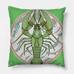 Big Sandy Crayfish Crawdad by Ronkytonk Pillow