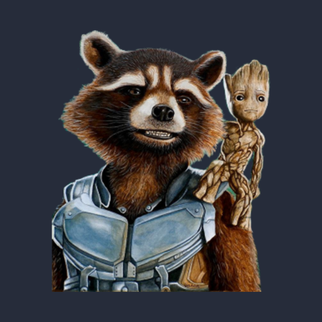 Guardians of the Galaxy - Groot and Rocket - Groot And Rocket - T-Shirt | TeePublic