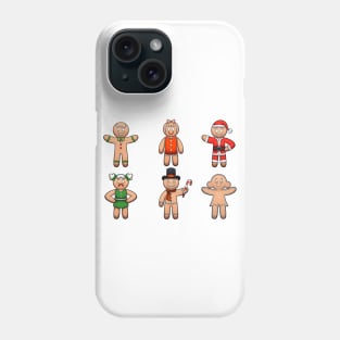 Gingerbread Men And Women Phone Case