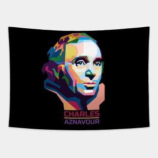 Abstract geometric charles aznavour in WPAP Tapestry