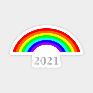 Rainbow 2021 Magnet