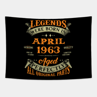 Legend Was Born In April 1963 Aged Perfectly Original Parts Tapestry