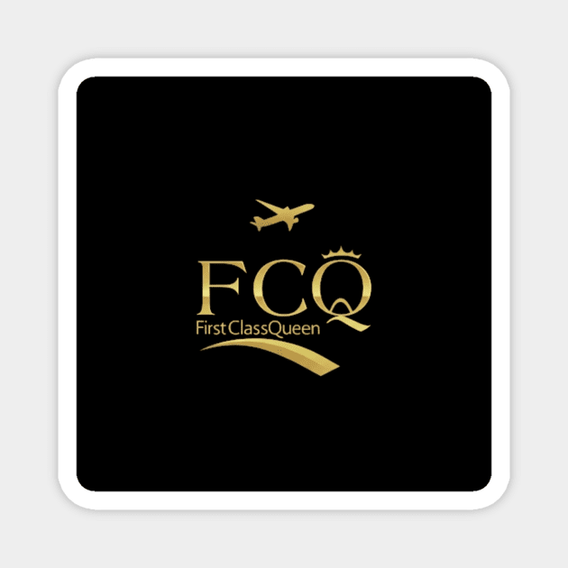 fcq FirstClassQueen logo Magnet by FirstClassQueen
