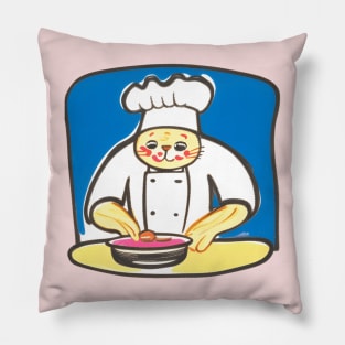 Cat Chef Pillow