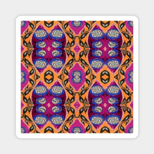 Turkish Culture Vibrant Colour Pattern Magnet