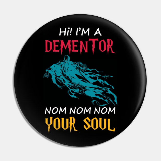 Vintage Retro Trending Dementor Pin by Danielle Shipp