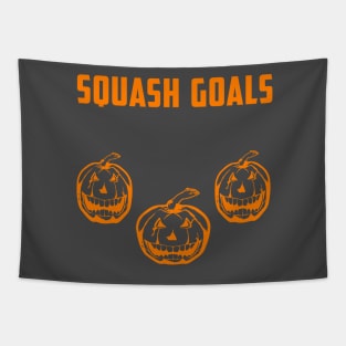 Squash Goals Halloween Tapestry