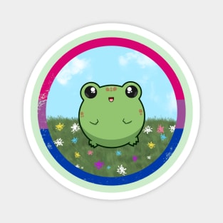 Pride Froggo (Bisexual) Magnet