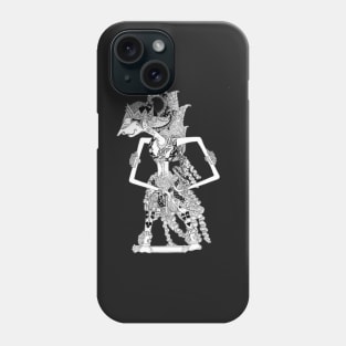 Wayang Kulit (Indonesia leather shadow puppet) Phone Case