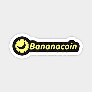 Banana Coin Cryptocurrency Logo Magnet