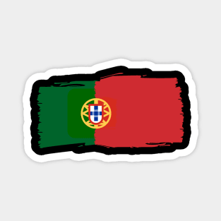 Portugal painted flag Magnet