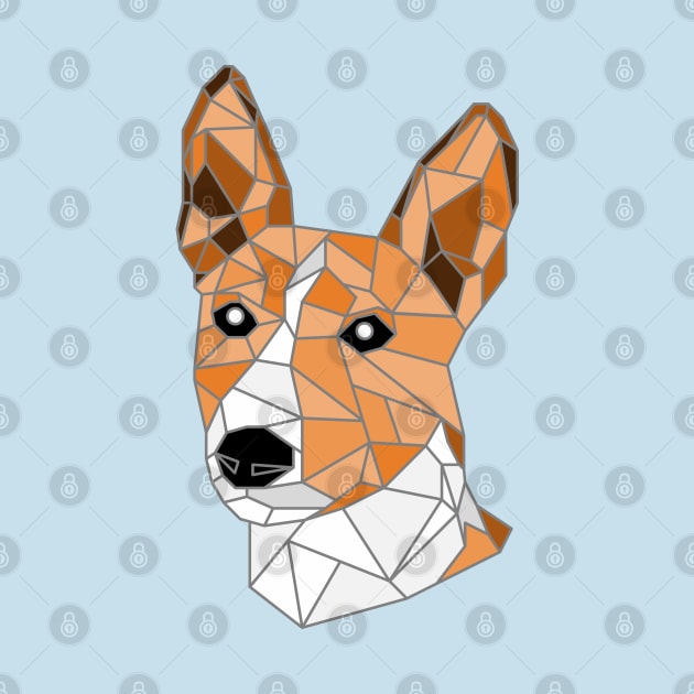 Basenji Stained Glass by inotyler