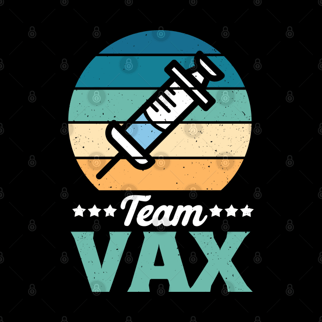 Team Vax Immunize motive with injection by swissles