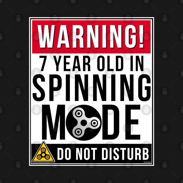 Fidget Spinner 7 Year Old In Spinning Mode Birthday Gift Idea For 7 by giftideas