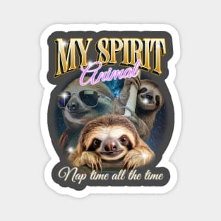 Spirit animal - sloth Magnet