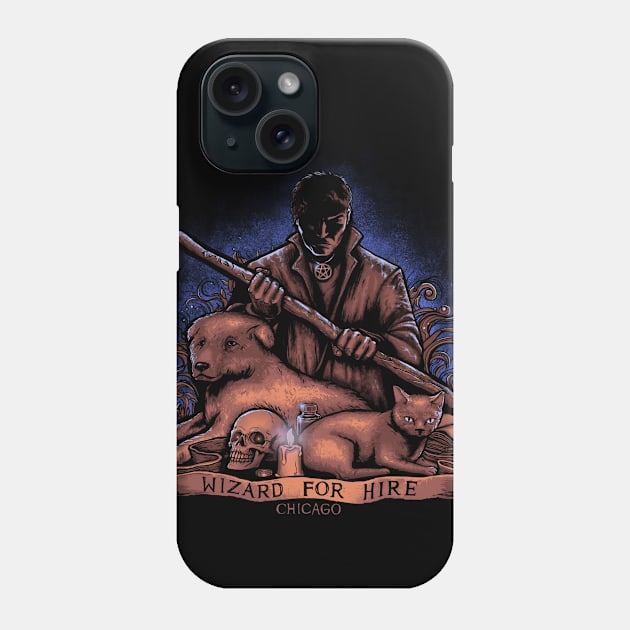 Wizard for Hire Phone Case by CrumblinCookie