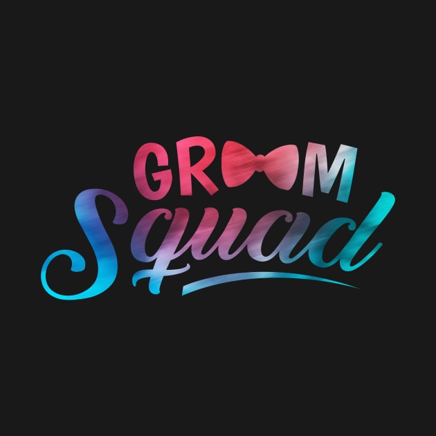 'Groom Squad' Cool Wedding Celebration Gift by ourwackyhome