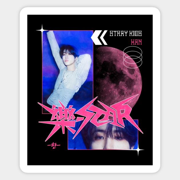 Han Rock Star Stray Kids - Stray Kids - Sticker