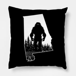 Alabama Bigfoot Pillow