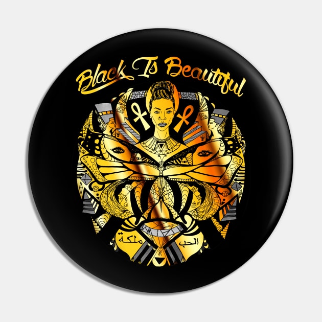 Black Gold Butterfly Goddess Black Is Beautiful Pin by kenallouis