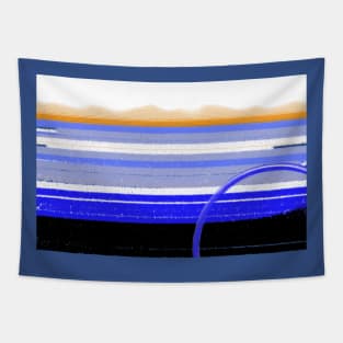 Abstract landscape digital painting Tapestry