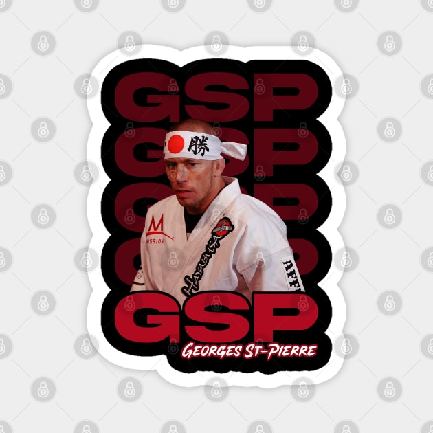 Georges St-Pierre Walkout GSP Magnet by MMAMerch