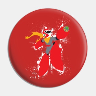 Proto Man Splatter Shirt Pin