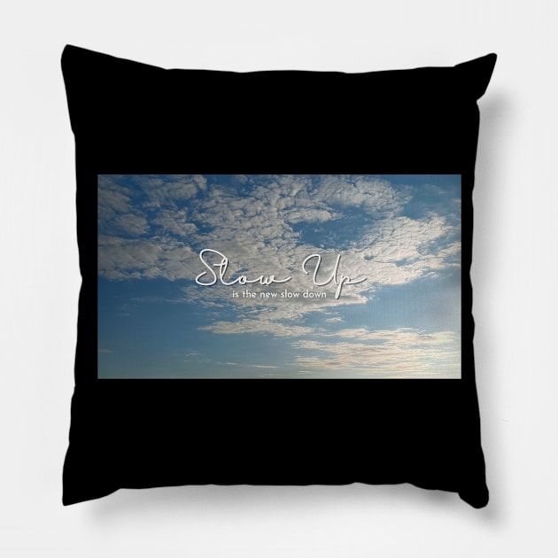 Slow Up is the new Slow Down 009 Pillow by abcdefgrace