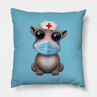 Cute Baby Hippo Nurse Pillow