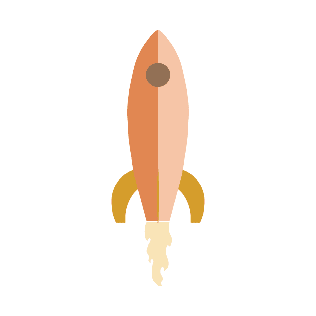 Rocket - Orange by littlemoondance