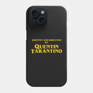 Quentin Tarantino Titles Phone Case