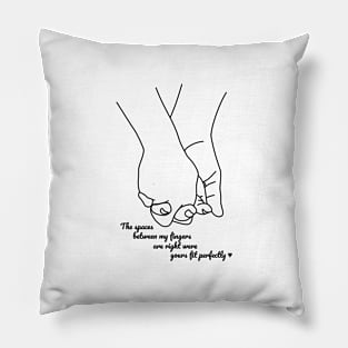 Holding hands Pillow